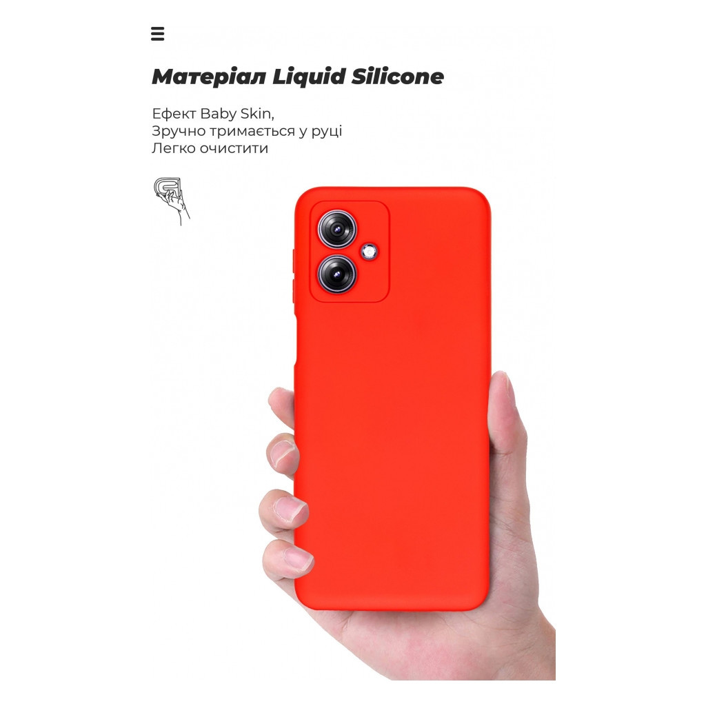 Чохол до мобільного телефона Armorstandart ICON Case Motorola G54 Power Camera cover Red (ARM70548) - зображення 7