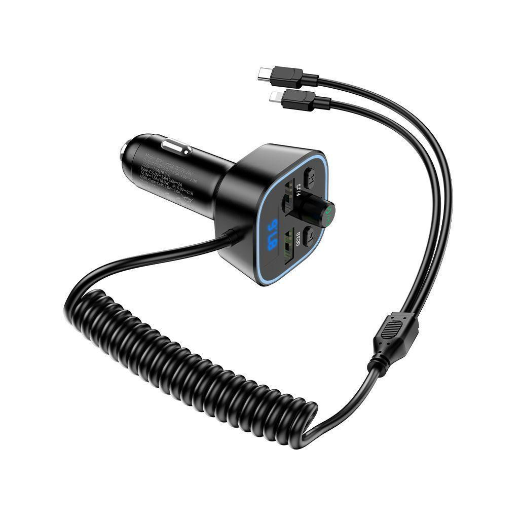 FM модулятор BOROFONE BC45, Black, Box (BC45) - зображення 2