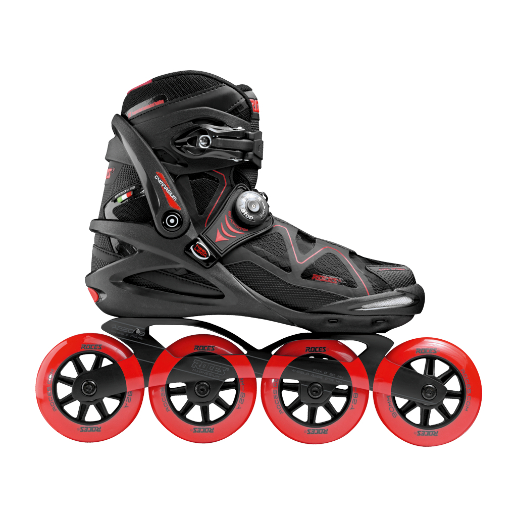 Роликові ковзани Roces Gymnasium 2.0 Чорний/Червоний 41 (400836/41 (BLACK-RED)) - зображення 1