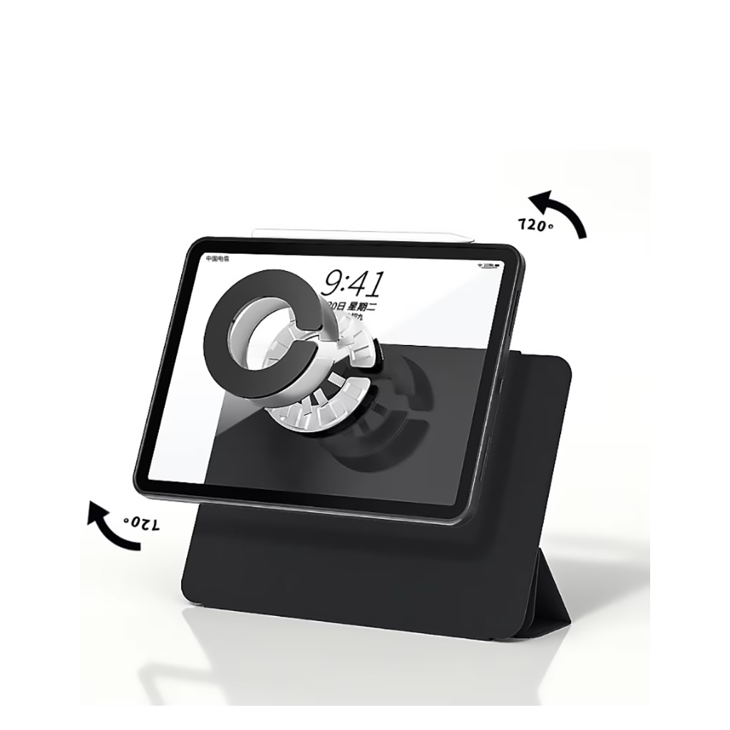 Чохол до планшета BeCover Ultra Slim Origami Flex Apple iPad Air 13" M2/M3 (2024/2025) Black (712980) - зображення 5