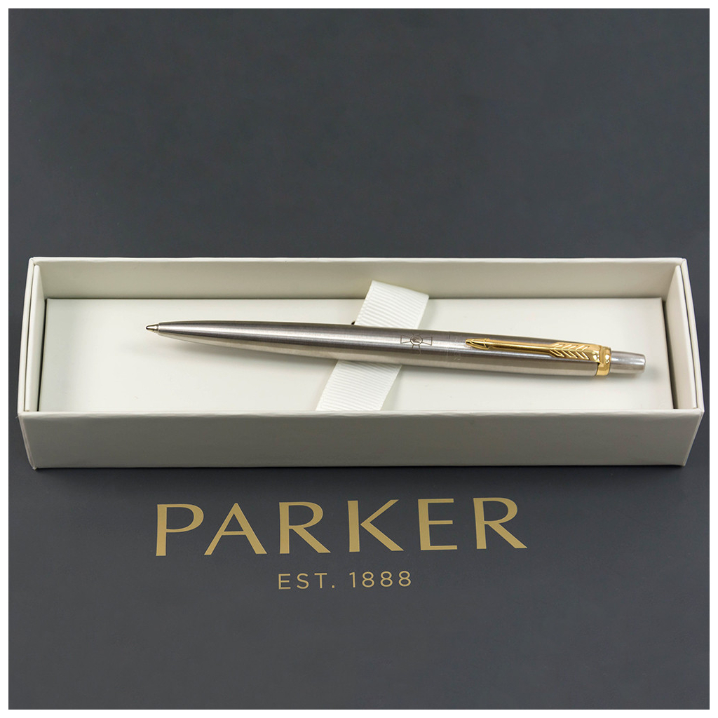 Ручка кулькова Parker JOTTER 17 ARMY SS GT BP Емблема ЗСУ (16032_W001b) - изображение 5