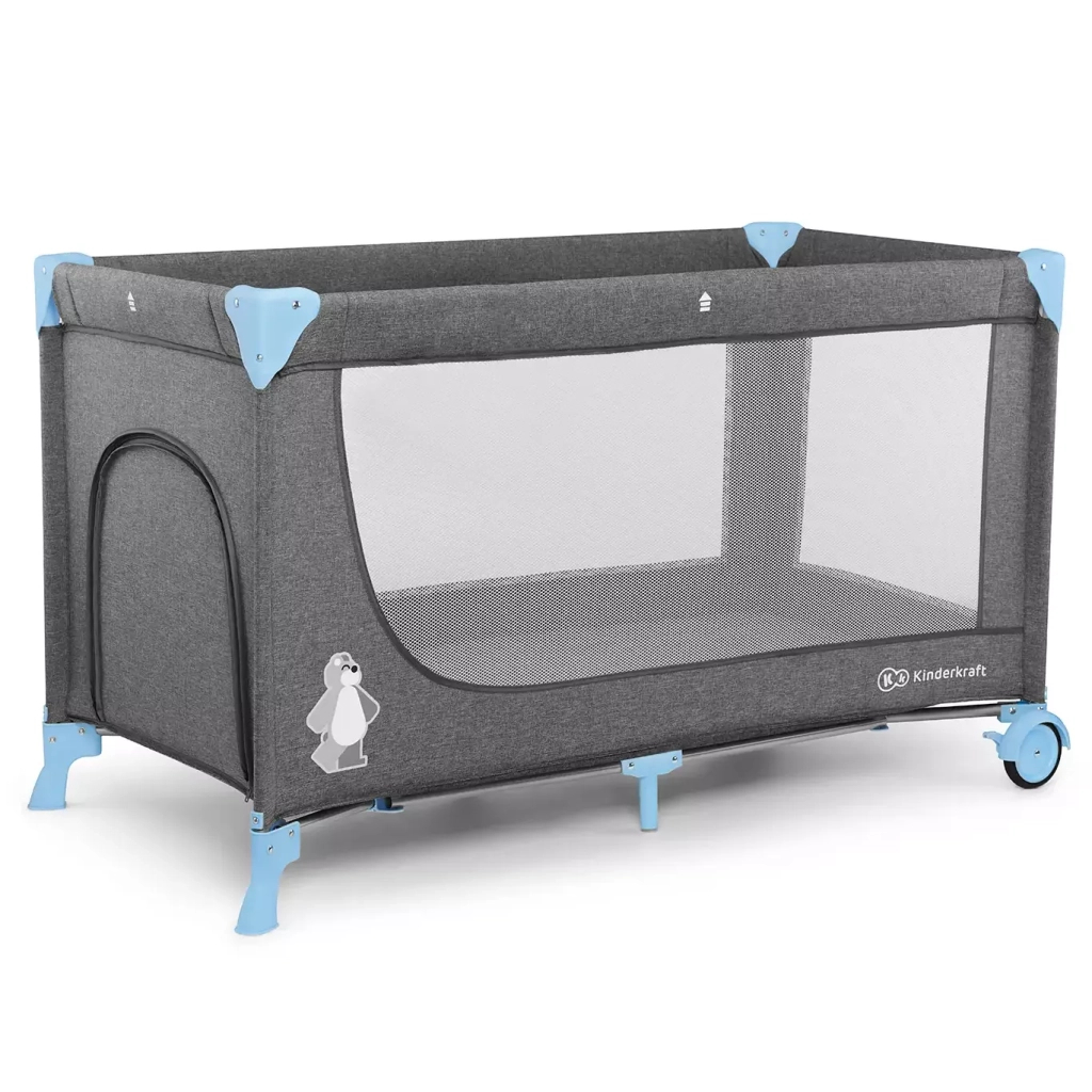 Ліжечко Kinderkraft манеж Joy Blue (5902533911271) - зображення 1