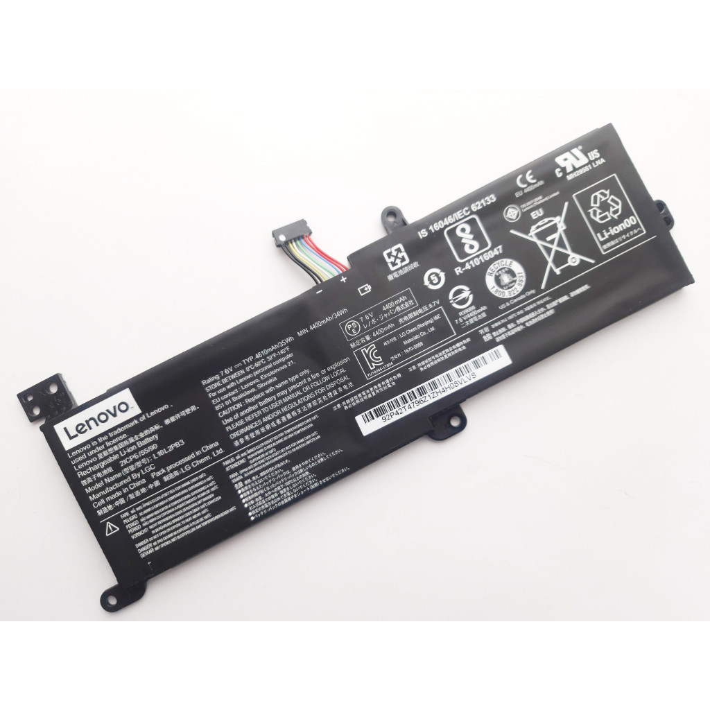 Акумулятор до ноутбука Lenovo IdeaPad 320-15 L16L2PB3, 4610mAh (35Wh), 2cell, 7.6V, Li-ion (A47684) - зображення 2