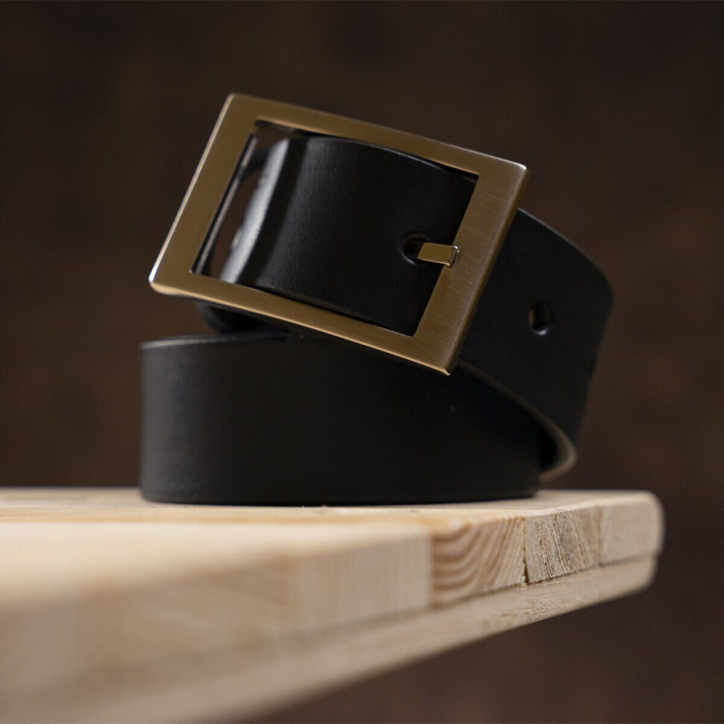 Ремінь Grande Pelle Шкіряний Синій (11058) - зображення 5