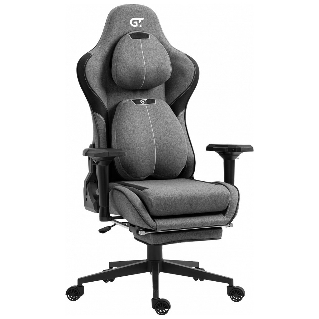 Крісло ігрове GT Racer X-2308 Gray/Black (X-2308 Fabric Gray/Black) - зображення 2