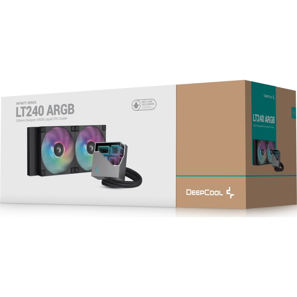 Система рідинного охолодження Deepcool LT240 ARGB Black (R-LT240-BKAMNC-G-1) - зображення 6