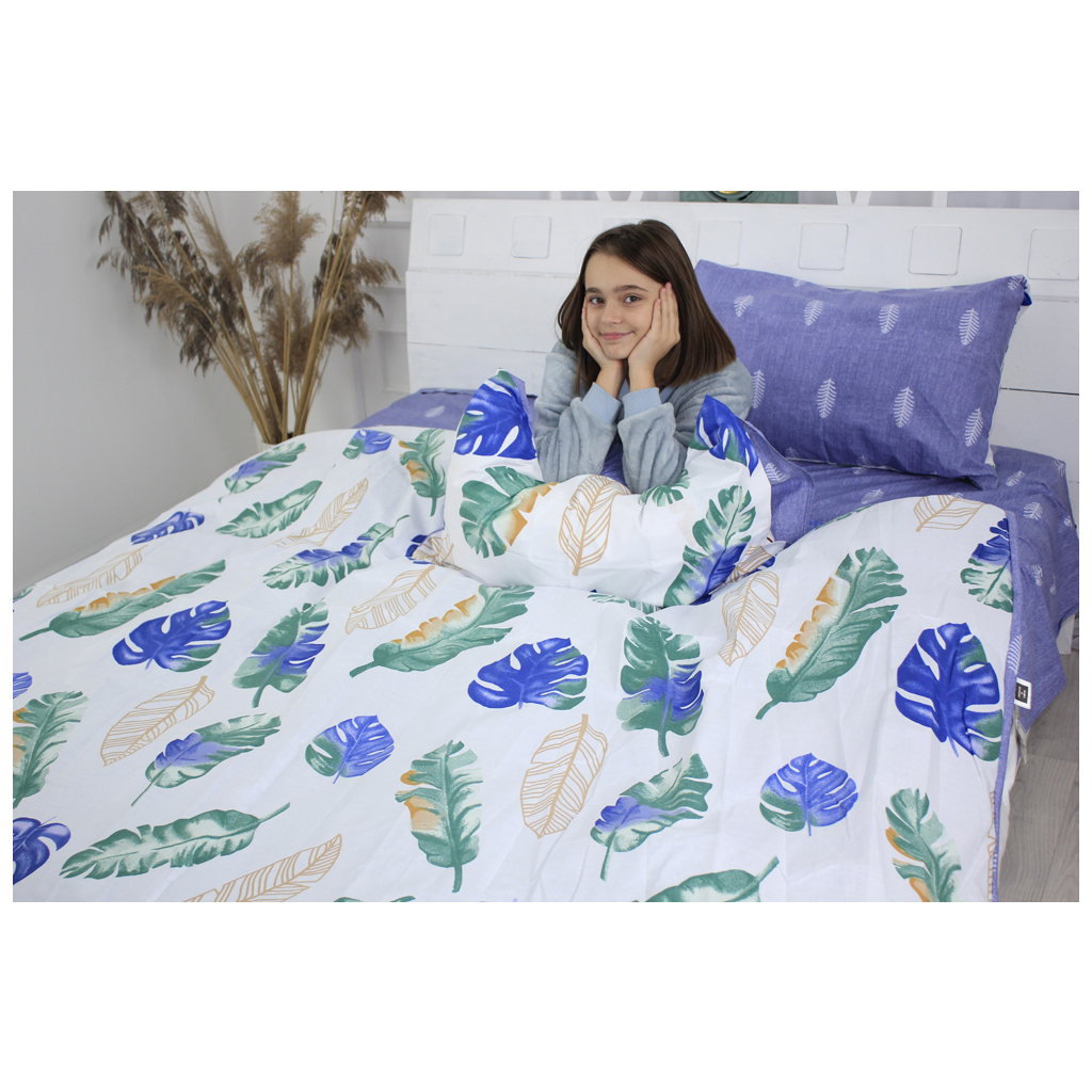 Постільна білизна MirSon Бязь Premium 17-0274 Seaweed Сімейна 160x220 (2200002111973) - изображение 5