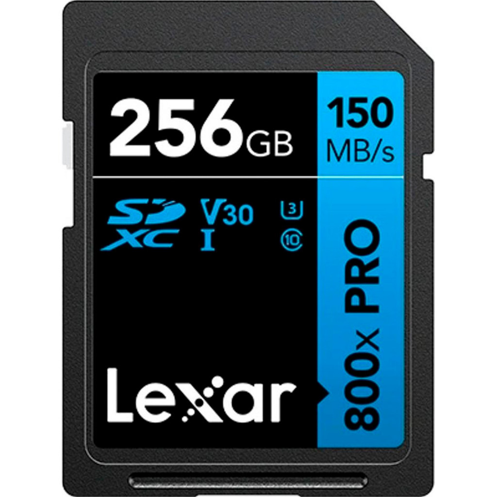Карта пам'яті Lexar 256GB SDXC class 10 UHS-I (LSD0800P256G-BNNNG) - зображення 1