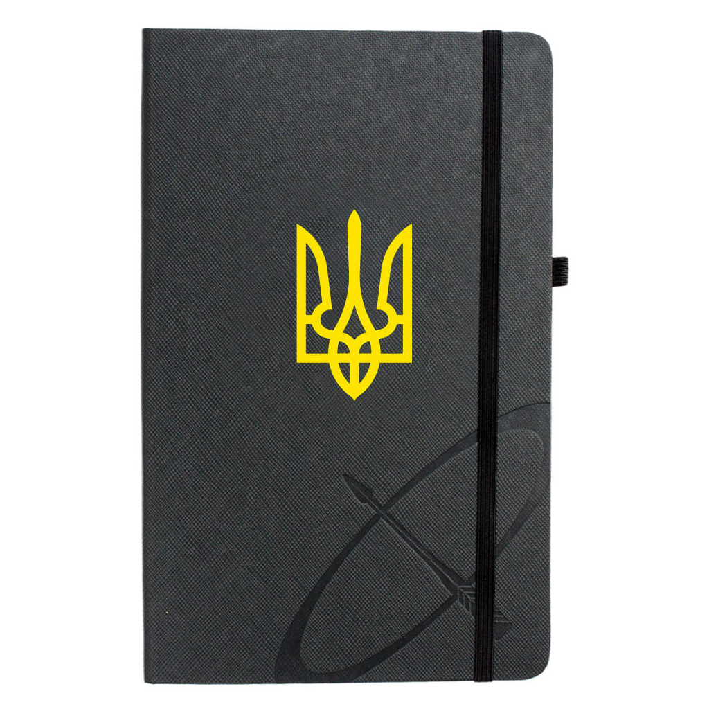 Ручка кулькова Parker IM 17 UKRAINE Black GT BP Тризуб + блокнот Parker + подар.упаковка GIFT24 (22032b24_T001y) - изображение 5