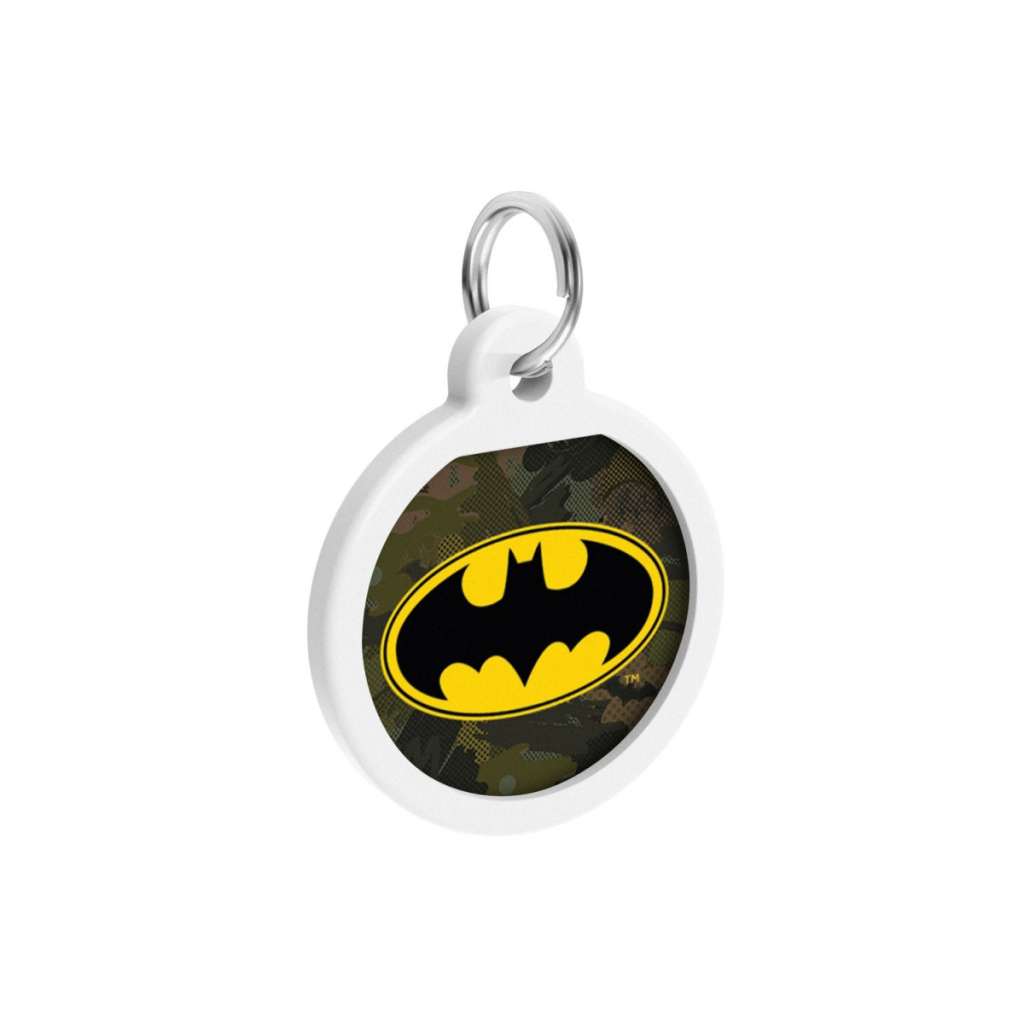 Адресник для тварин WAUDOG Smart ID з QR паспортом "Бетмен зелений", коло 30 мм (230-1002) - зображення 4