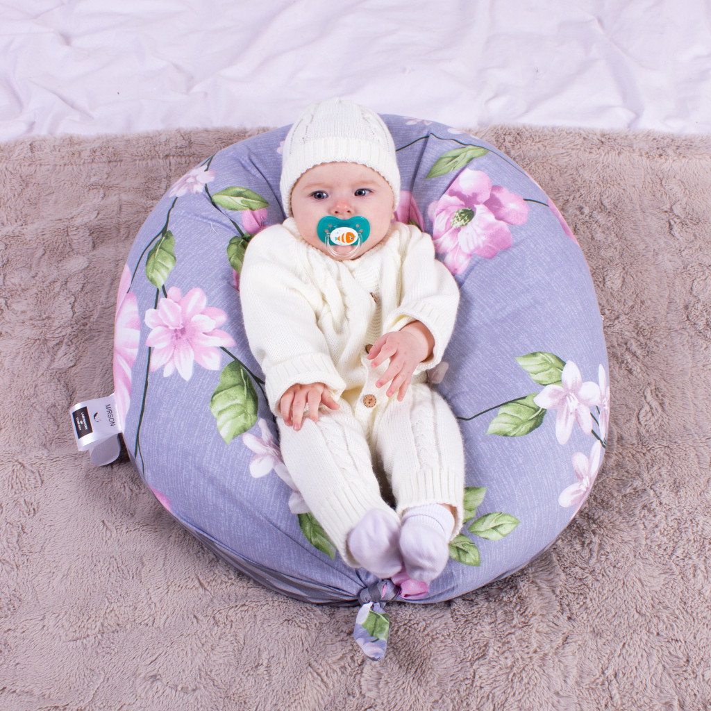 Подушка MirSon для вагітних та годування №8316 Print Line 19-6757 Regina Бязь 30х170х20 см (2200006200413) - зображення 1