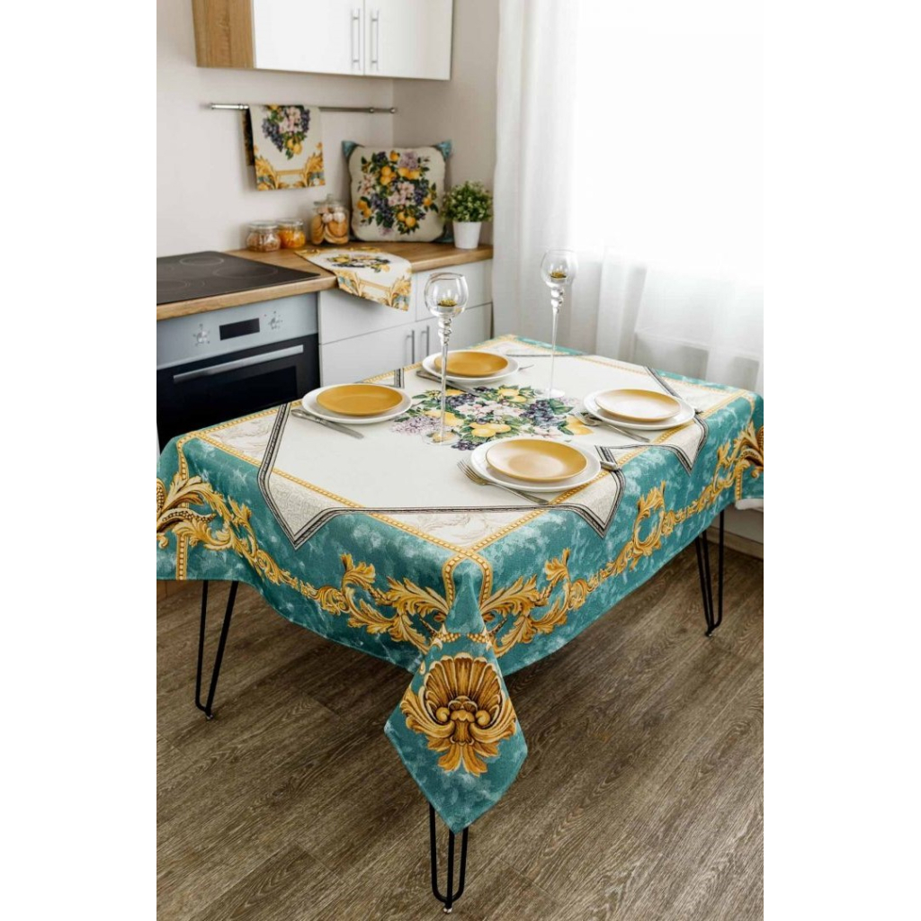Скатертина Прованс гобеленова Verna 135х180 см (4823093447240) - зображення 3