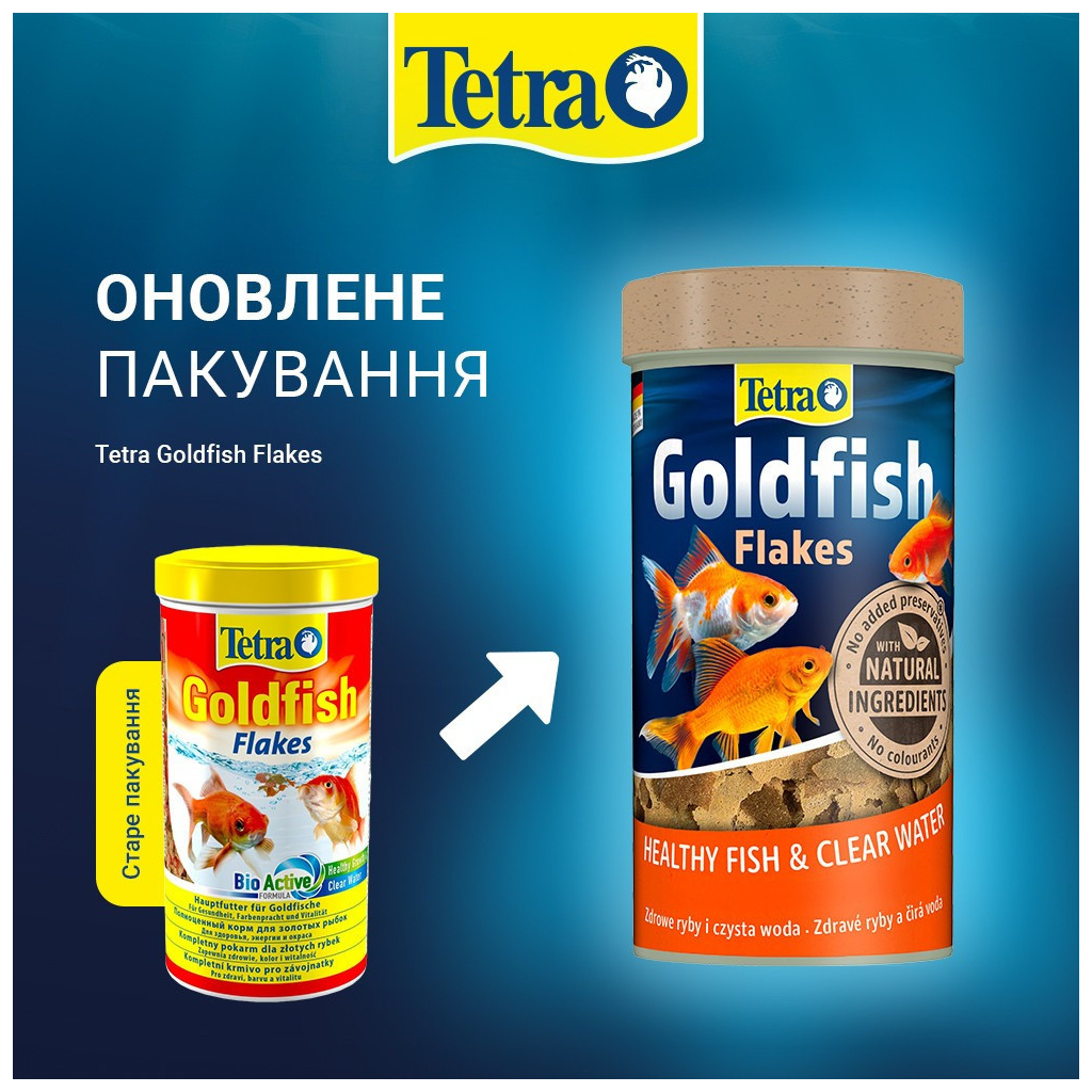 Корм для риб Tetra Goldfish Flakes для золотих рибок пластівці 250 мл (4004218818125) - зображення 3