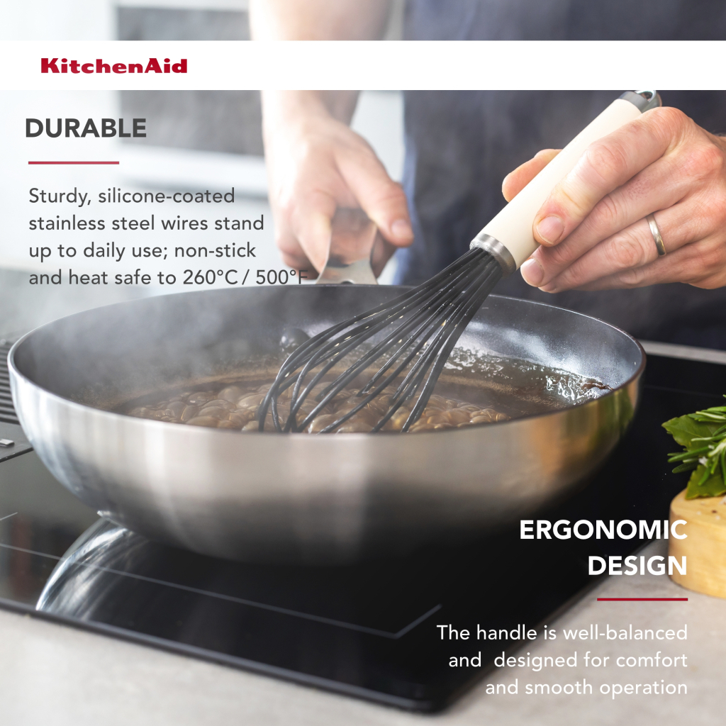 Вінчик KitchenAid Coreline 27 см кремовий (KAG0640OHACE) - зображення 5