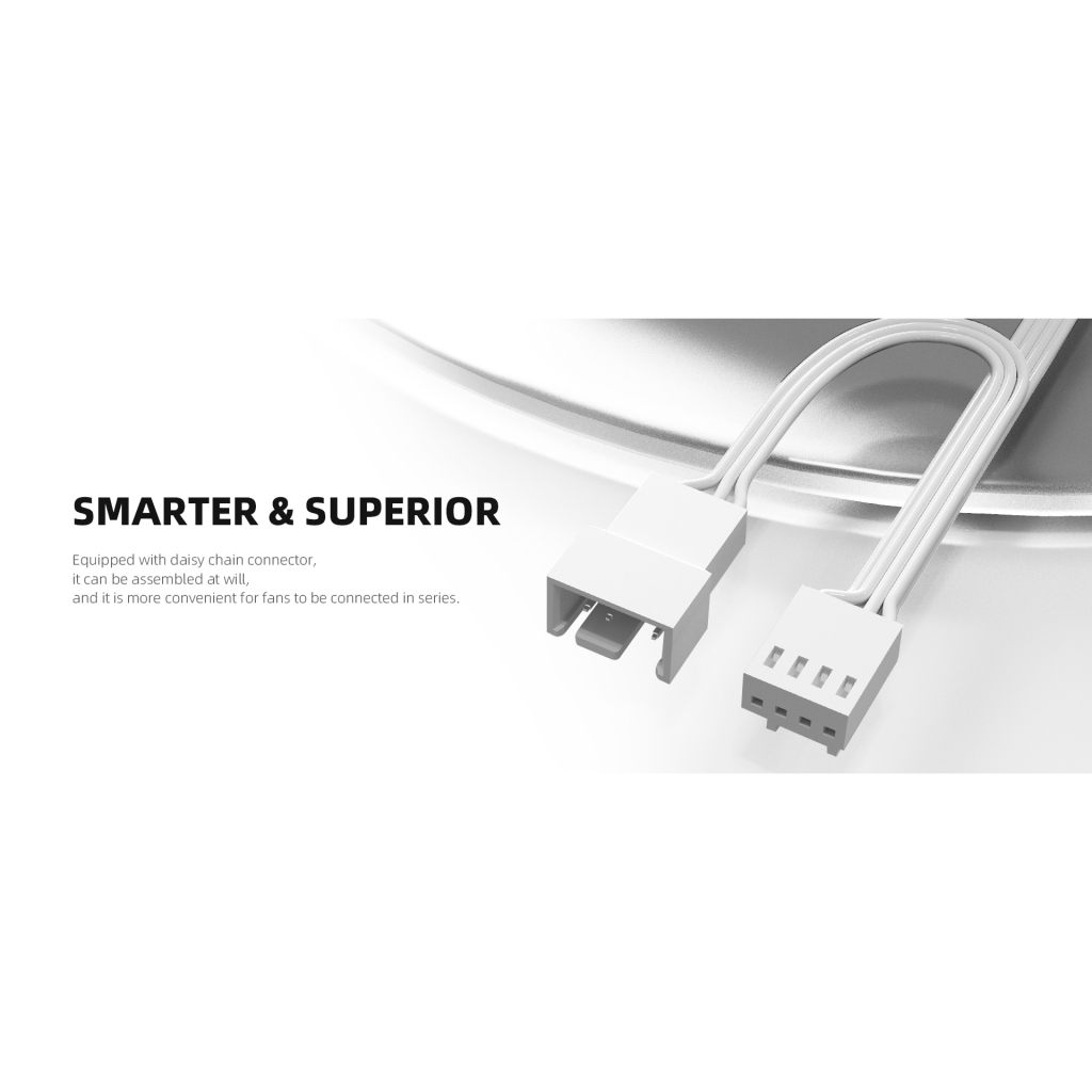 Кулер до корпусу ID-Cooling XF-120-W - зображення 9