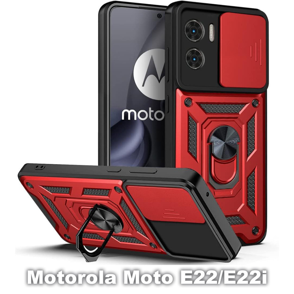 Чохол до мобільного телефона BeCover Military Motorola Moto E22/E22i Red (709981) - зображення 1