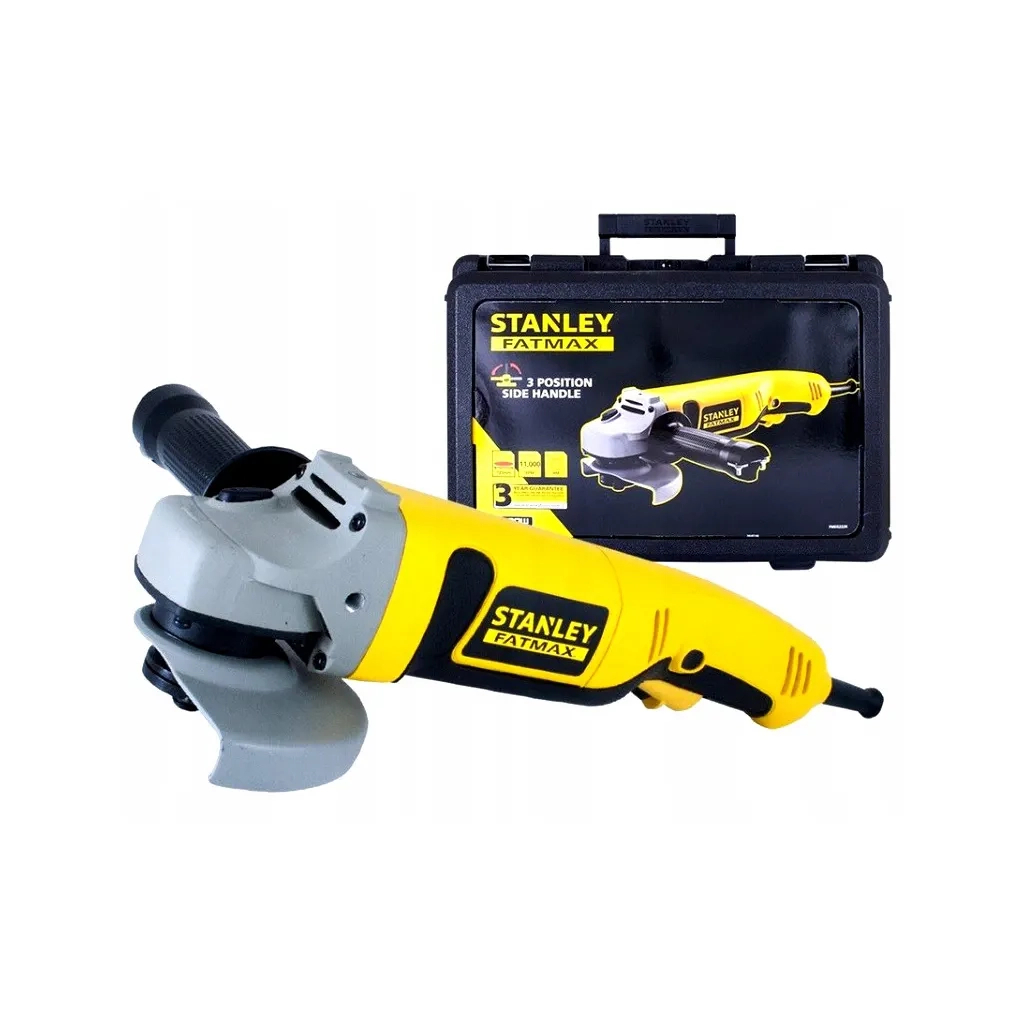Шліфувальна машина Stanley FatMax, 1200W, 11000 об/хв, d=125 мм, 5.2 кг (FMEG222K) - зображення 6