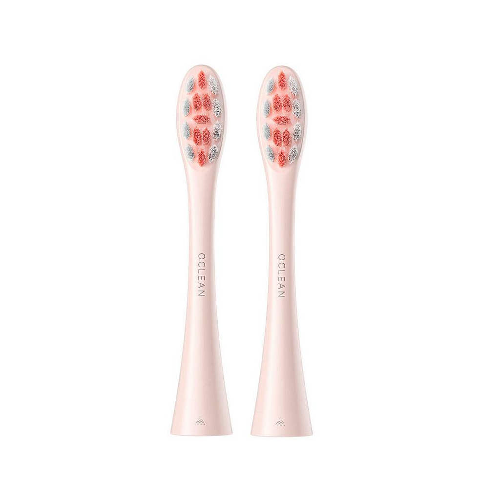 Насадка для зубної щітки Oclean P1C8 видалення нальоту середня жорсткіть золота 2 шт (6970810552805) - зображення 1