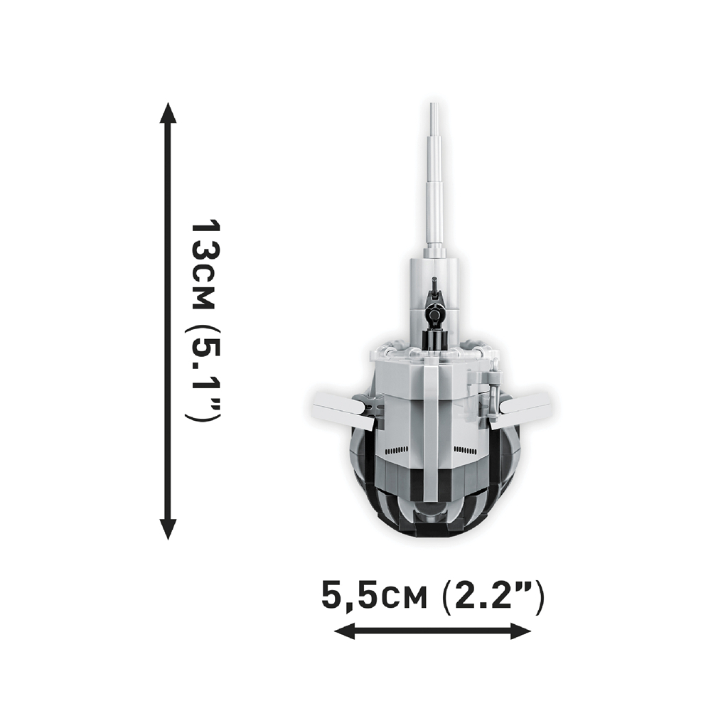 Конструктор Cobi Підводний човен Танг SS-306, 777 деталей (COBI-4831) - зображення 4