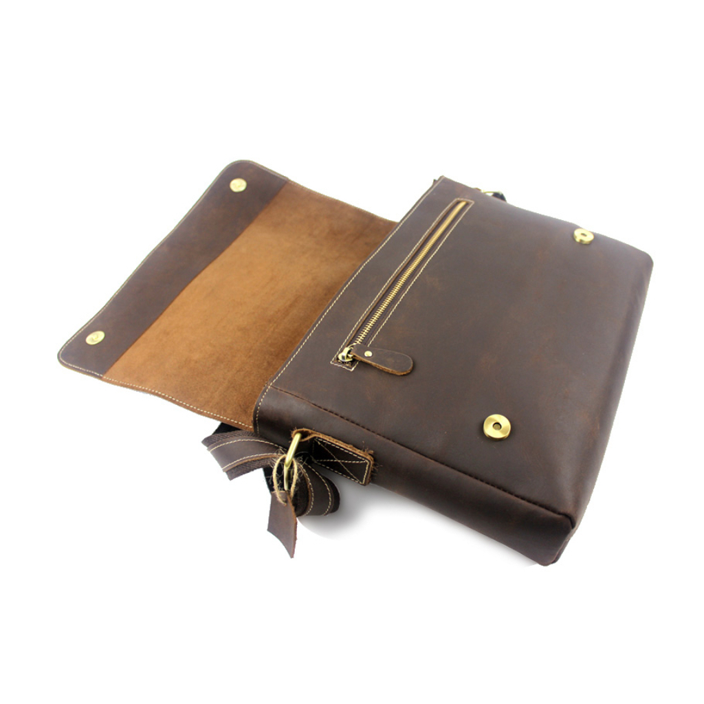 Сумка Vintage На плече Коричнева (20007) - зображення 9