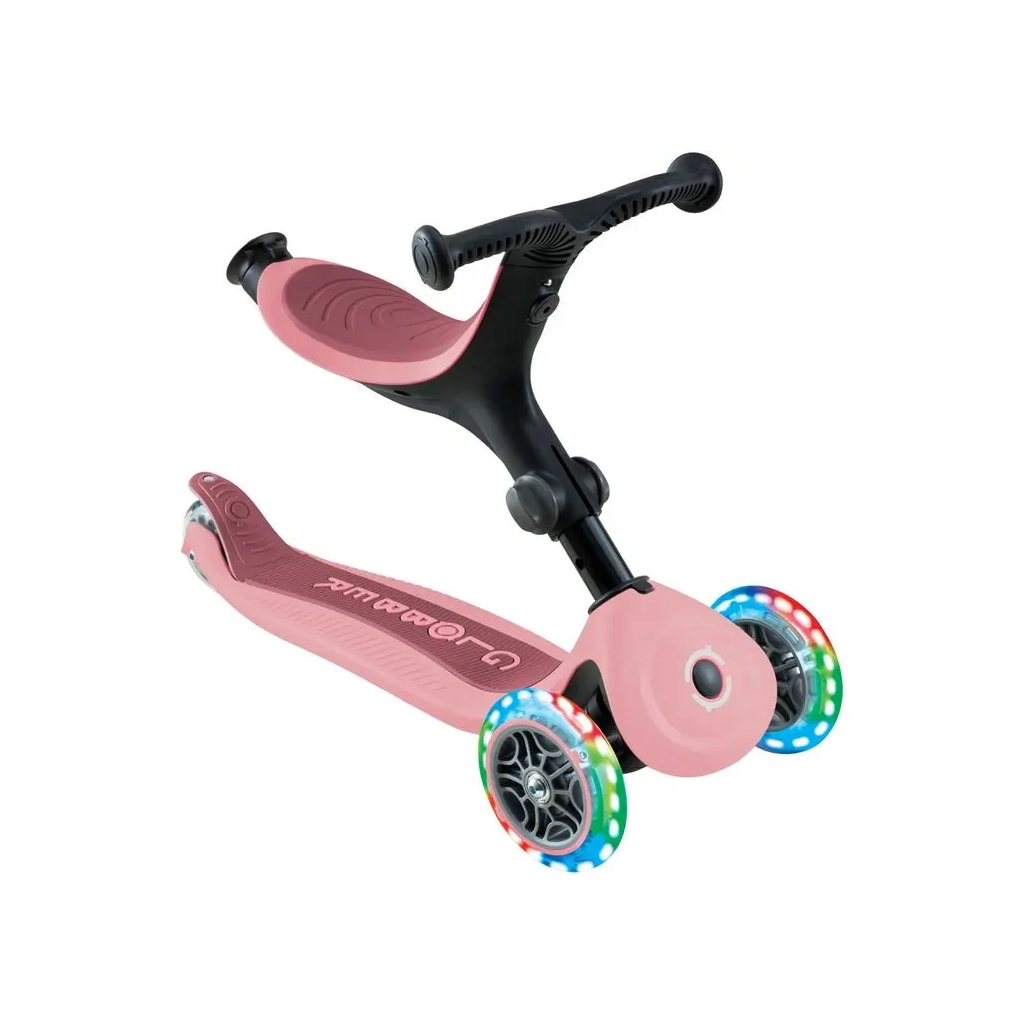 Самокат Globber Globber Go Up Active Темно-рожевий до 20/50 кг Колеса що світяться (744-210) - зображення 5