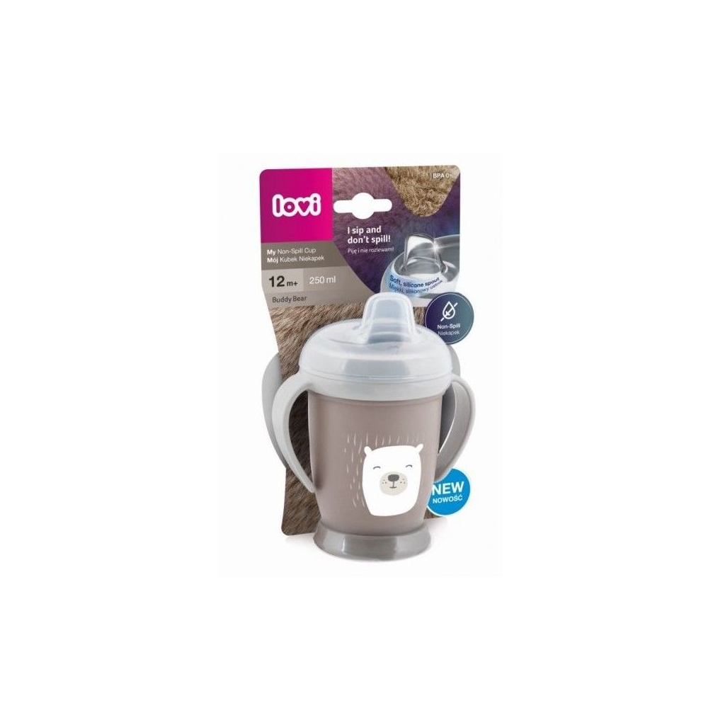 Поїльник-непроливайка Lovi Buddy Bear Junior 250 мл (35/344) - зображення 2
