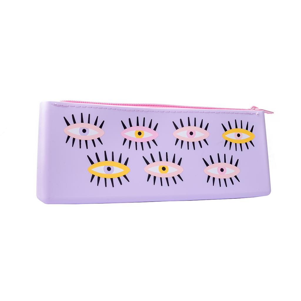 Пенал Yes Glamor силiконовий бузков. (532980) - зображення 2