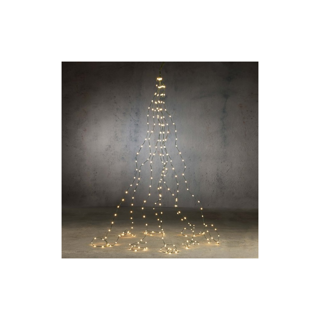 Гірлянда Luca Lighting Конус 1,6+6 м, теплий білий (8720362027041) - зображення 1