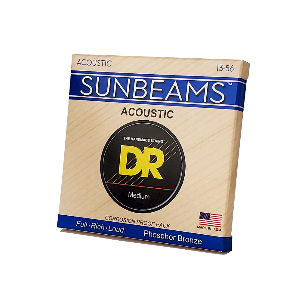 Струни для гітари DR Strings SUNBEAM Acoustic Phosphor Bronze - Medium (13-56) (RCA-13) - зображення 2