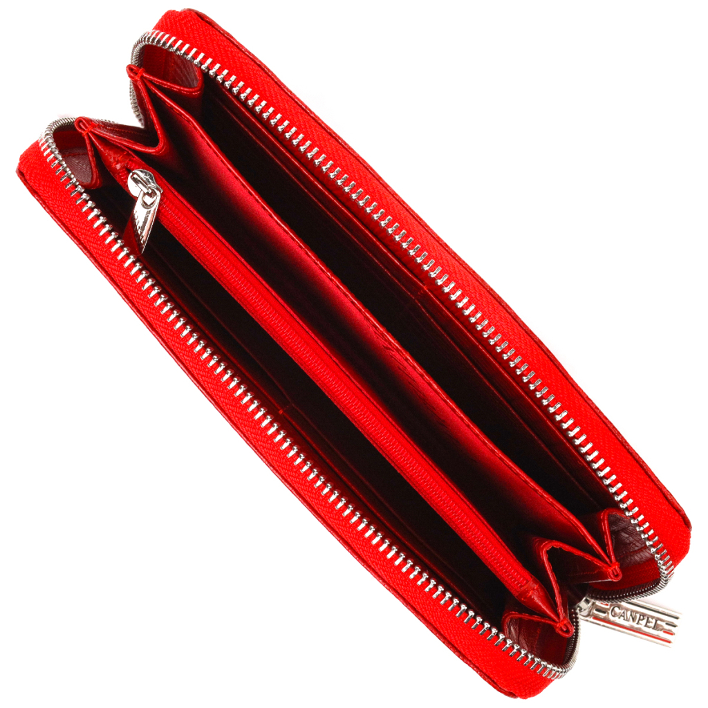 Гаманець Canpellini З натуральної шкіри Червоний (21613) - зображення 6