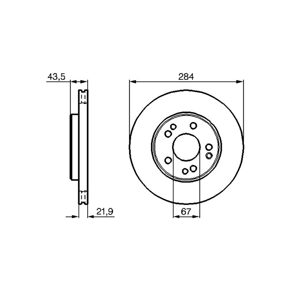 Гальмівний диск Bosch 0 986 478 186 - изображение 6
