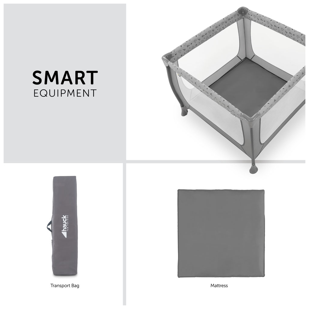 Дитячий манеж Hauck Sleep N Play SQ Nordic Grey (60649-0) - зображення 10