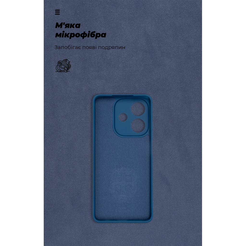 Чохол до мобільного телефона Armorstandart ICON OPPO A3 4G / A3x 4G / A40m 4G Camera cover Dark Blue (ARM89238) - зображення 4