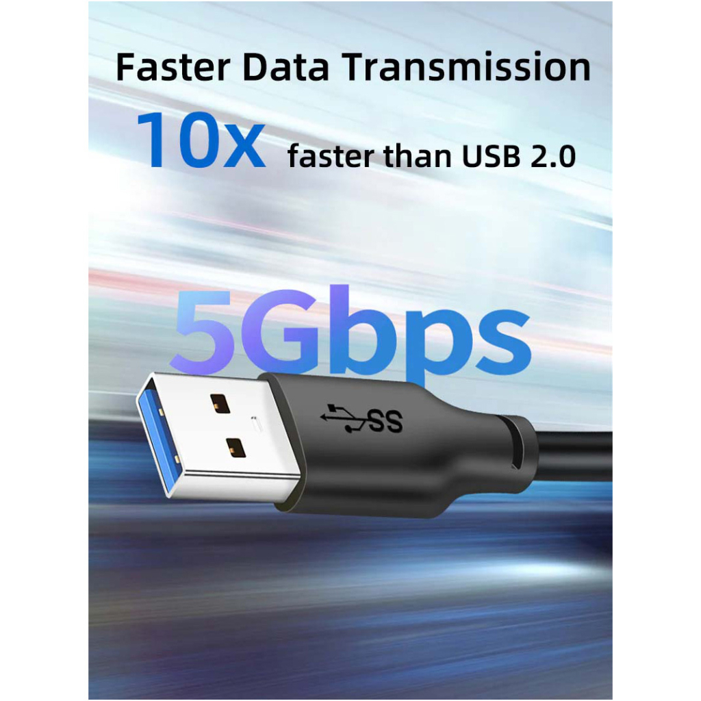 Дата кабель USB 3.0 AM/AM 3.0m Cabletime (CA915415) - зображення 2