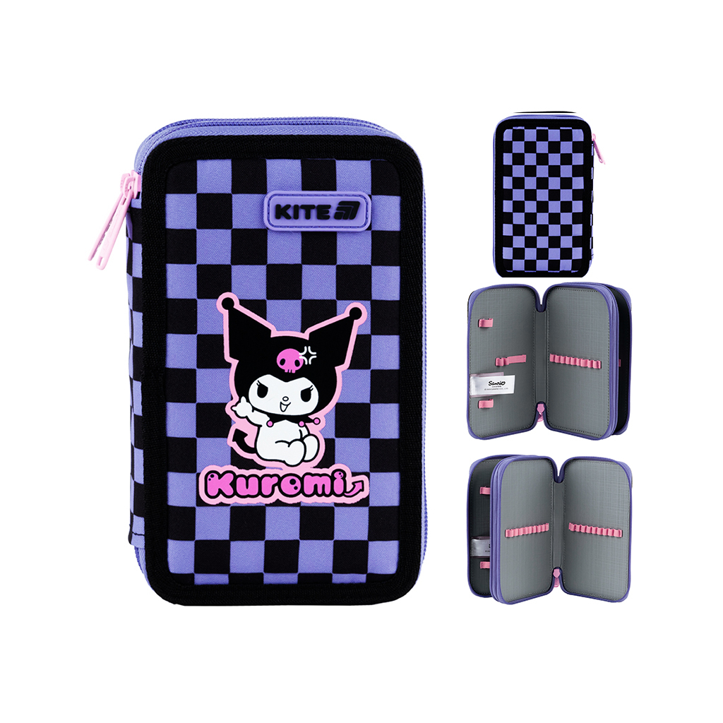 Пенал Kite 623 Kuromi, 2 відділення (HK25-623) - зображення 1