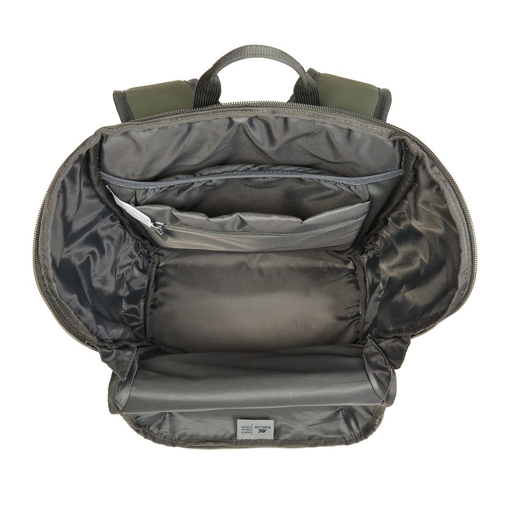 Рюкзак для ноутбука RivaCase 15.6" 7856 Eden, Olive green, 20L (7856Olivegreen) - зображення 6