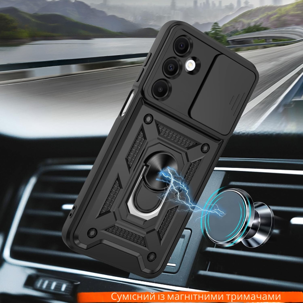 Чохол до мобільного телефона BeCover Military Samsung Galaxy S25 FE SM-S731 Black (714385) - зображення 4