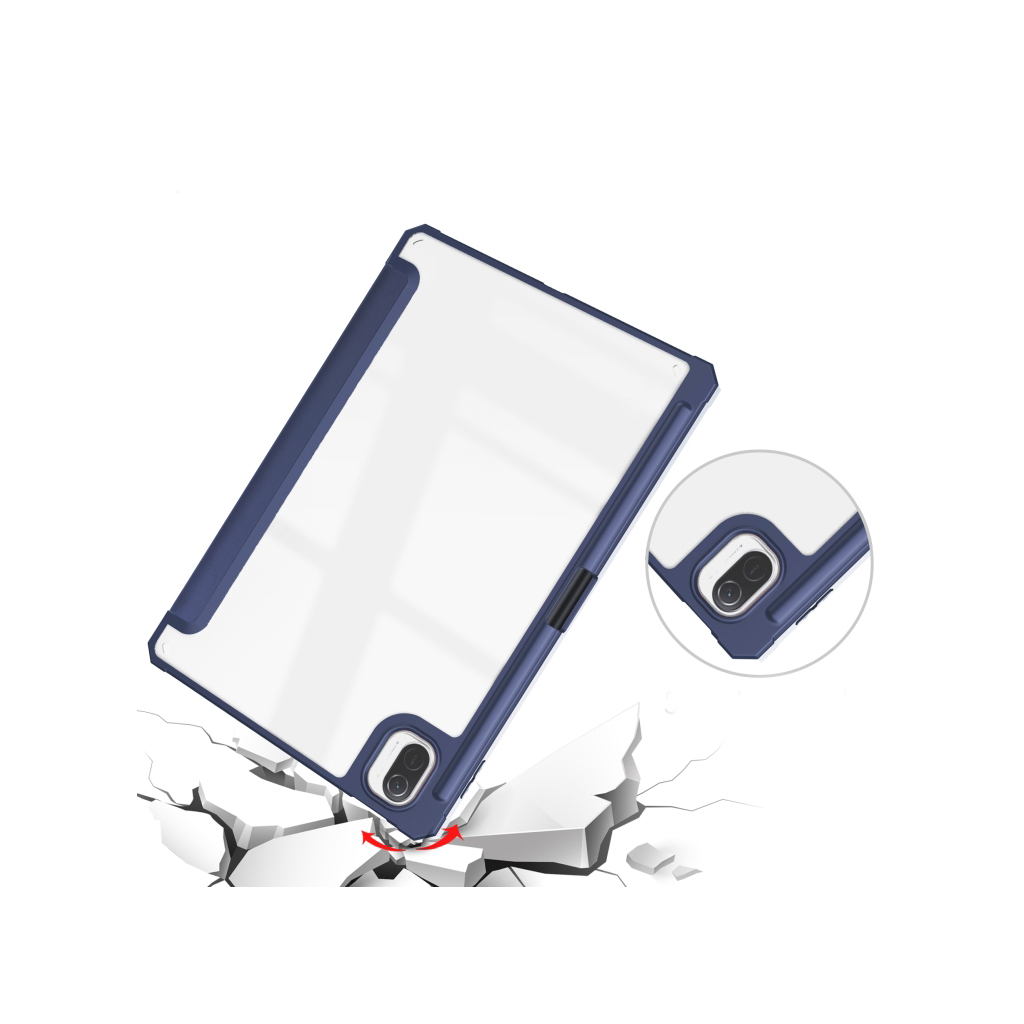 Чохол до планшета BeCover Soft Edge mount з кріпленням для стілусу Xiaomi Mi Pad 5 / 5 Pro Purple (709235) - зображення 4