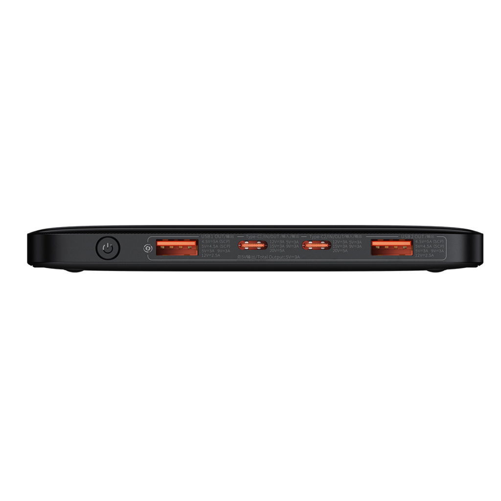 Батарея універсальна Baseus Blade 20000mAh 100W, PD/3.0, QC/4.0, SCP, FCP, Black (PPDGL-01) - зображення 3