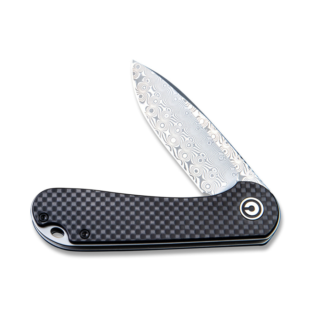 Ніж Civivi Elementum, Damascus, Carbon Fiber/G10 (C907DS) - зображення 5