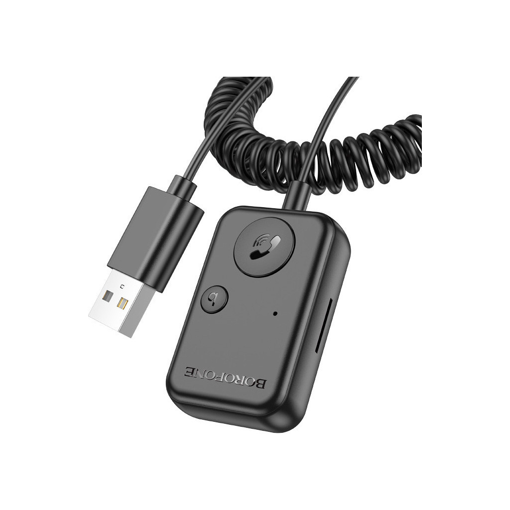FM модулятор BOROFONE BC49, Black, Box - изображение 5