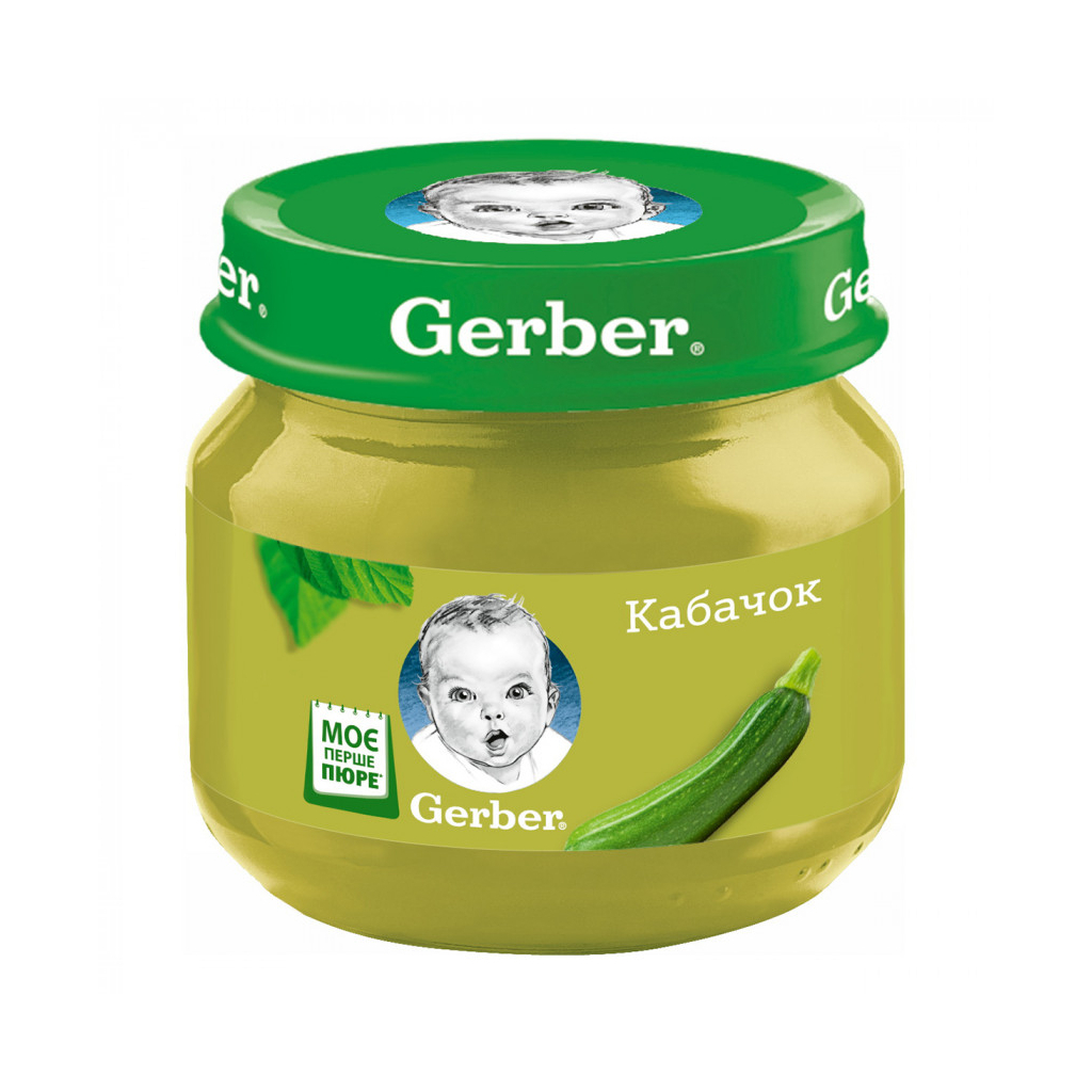 Дитяче пюре Gerber Кабачок 80 г (7613287348036) - зображення 1