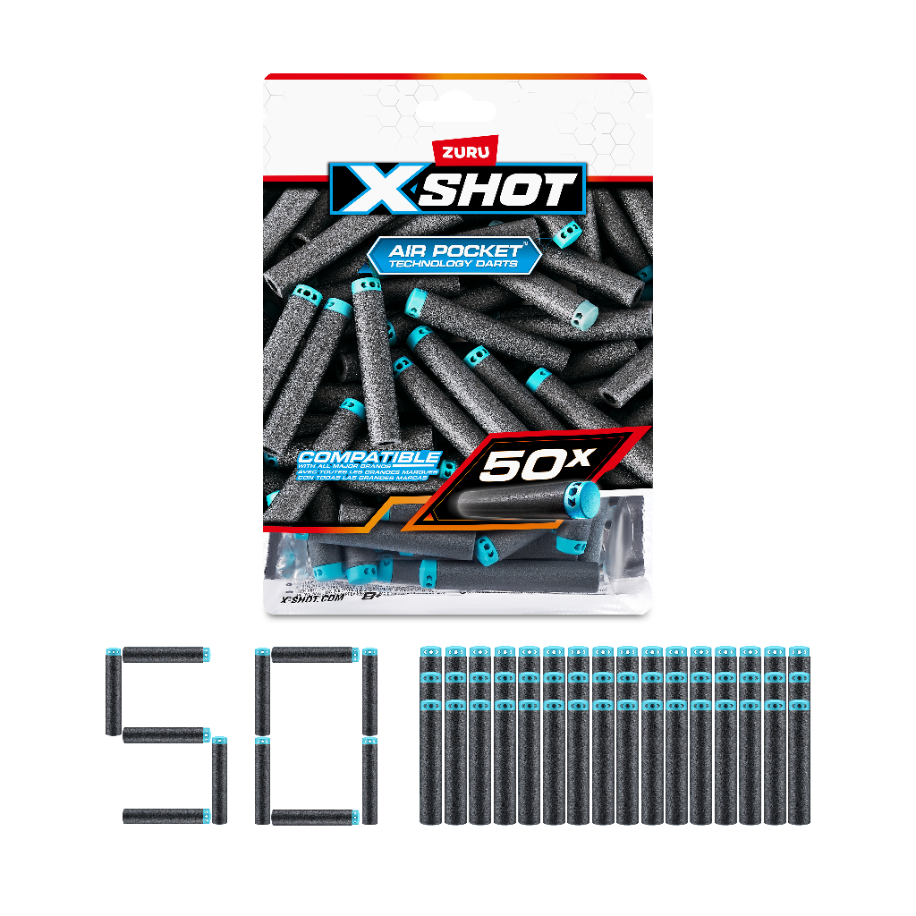 Іграшкова зброя Zuru X-Shot Набір патронів Excel (50 патронів) (36588) - зображення 2