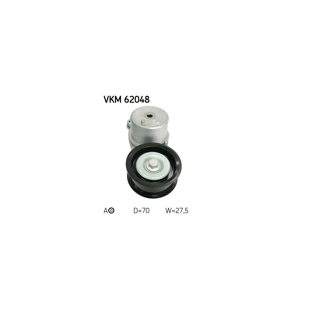 Ролик натягувача ременя SKF VKM 62048 - зображення 1