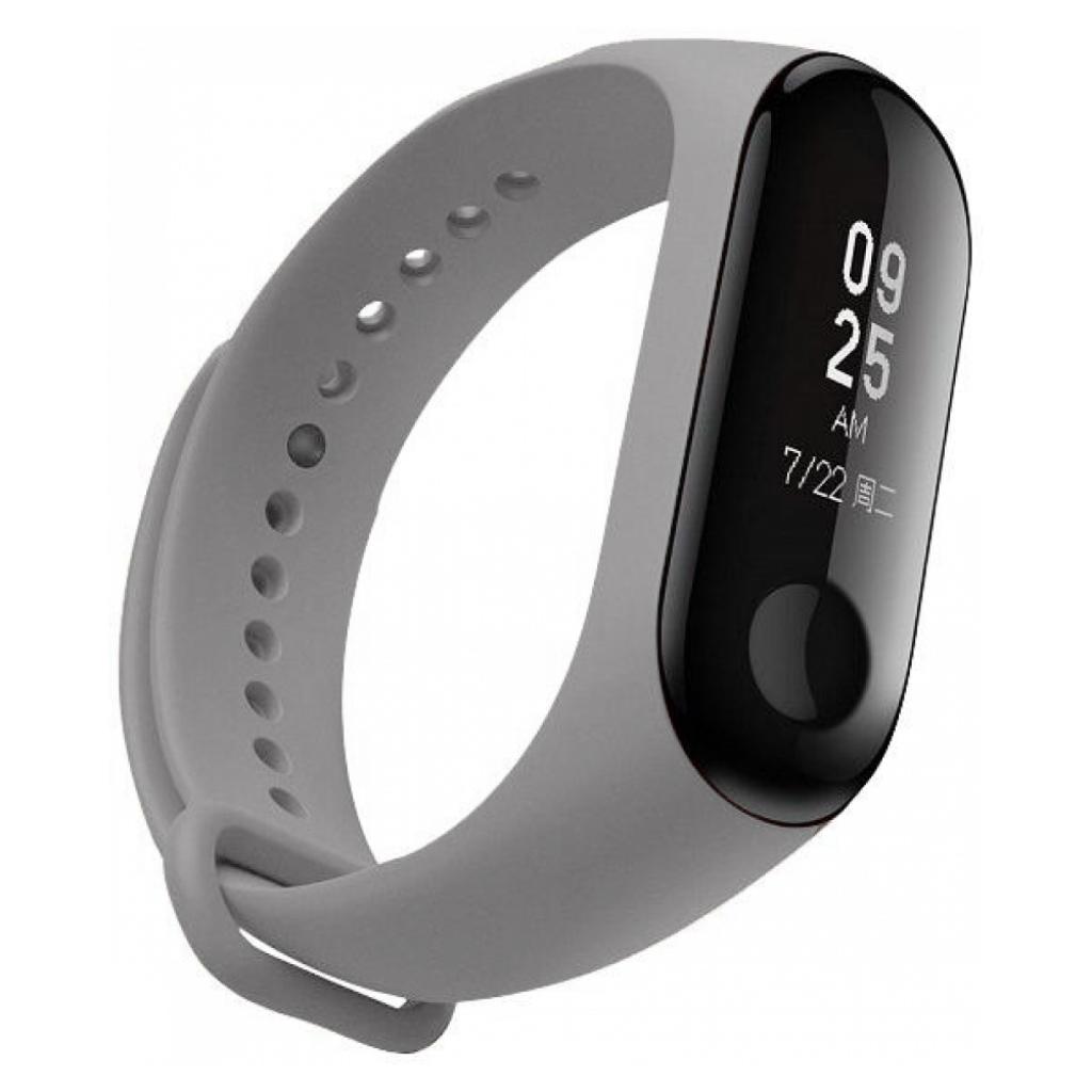 Ремінець до фітнес браслета Armorstandart для Xiaomi Mi Band 4/3 Light Grey (ARM51828) - зображення 1