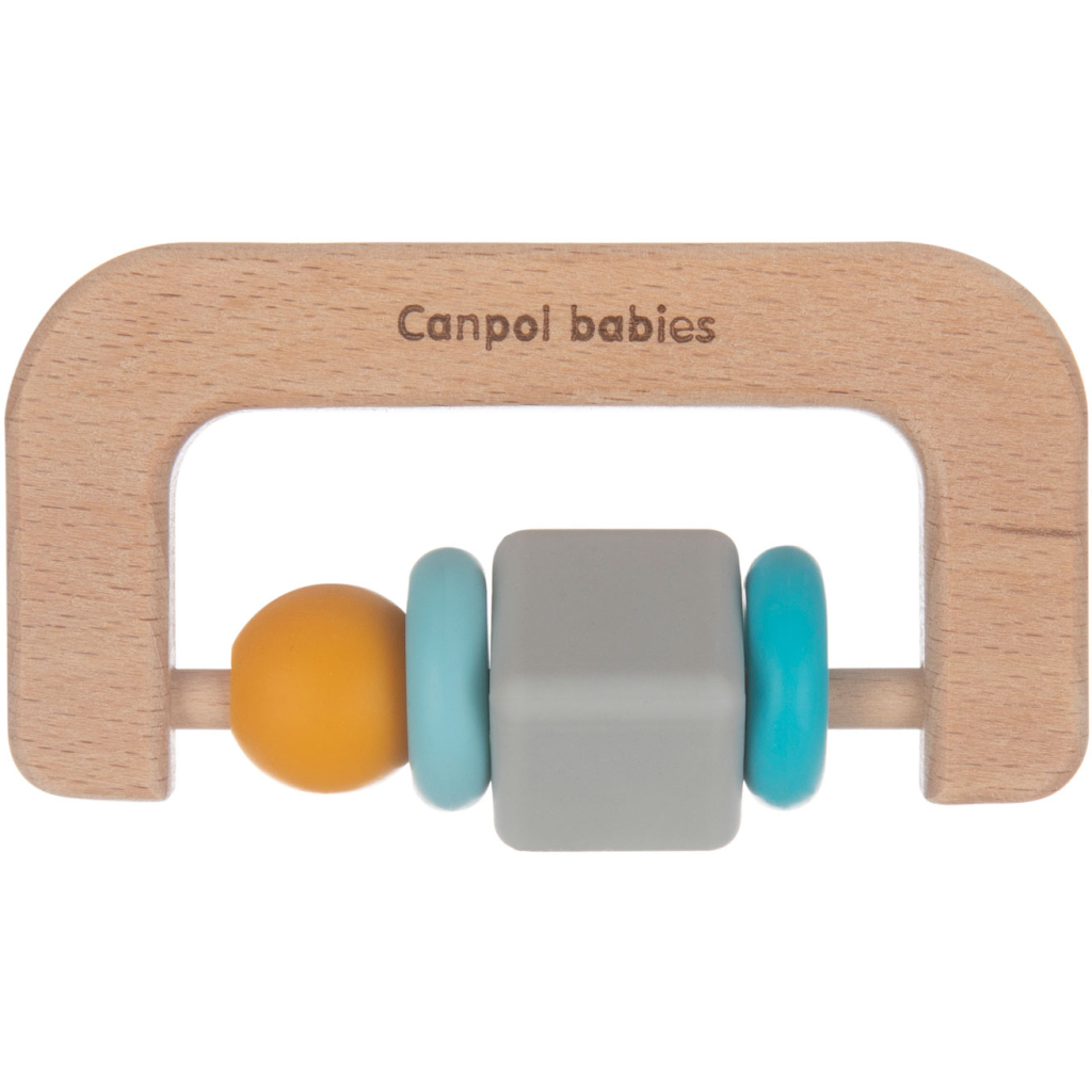 Прорізувач Canpol babies дерев'яно-силіконова Різнобарвна (80/301) - изображение 2