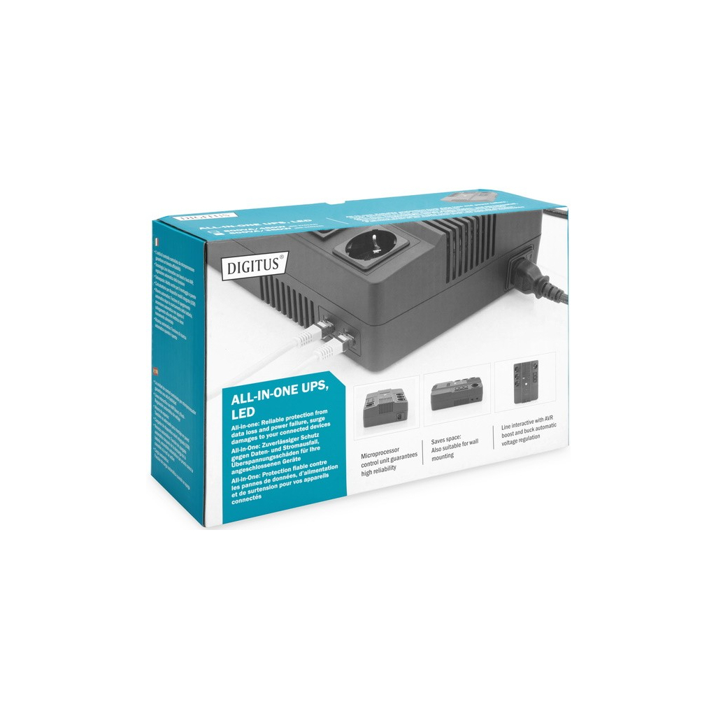 Пристрій безперебійного живлення Digitus 600VA DN-170110 - зображення 6