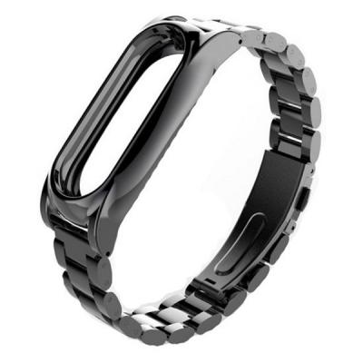 Ремінець до фітнес браслета Xiaomi Mi Band 2 Black MiJobs (Р27609) - зображення 1