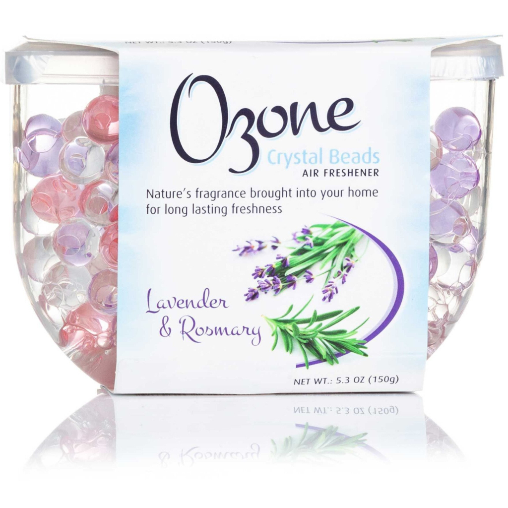 Освіжувач повітря Ozone Crystal Beads Кристалічний на основі гелю Лаванда та розмарин 150 г (4770416340576) - зображення 1