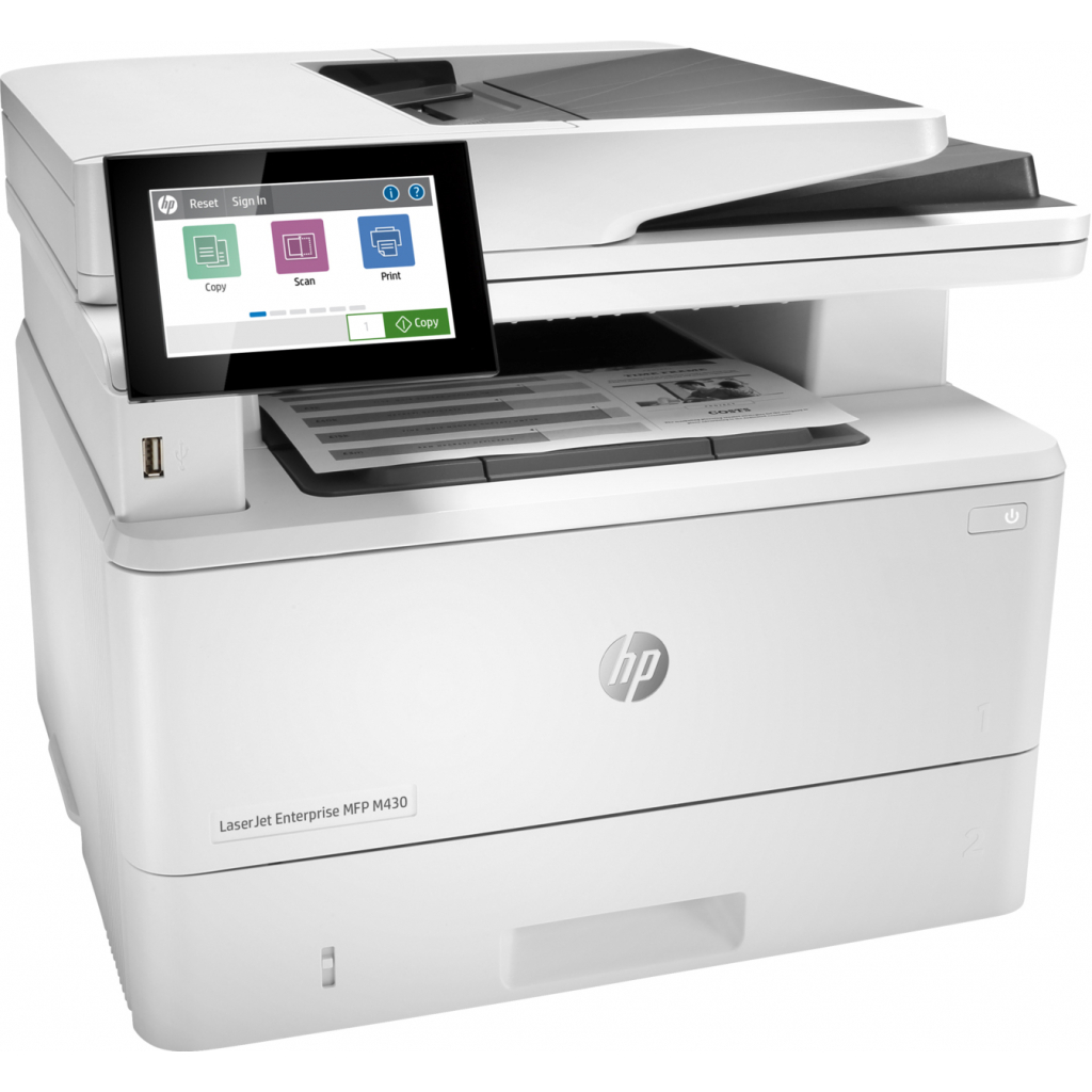 Багатофункціональний пристрій HP LaserJet Enterprise M430f (3PZ55A) - зображення 2
